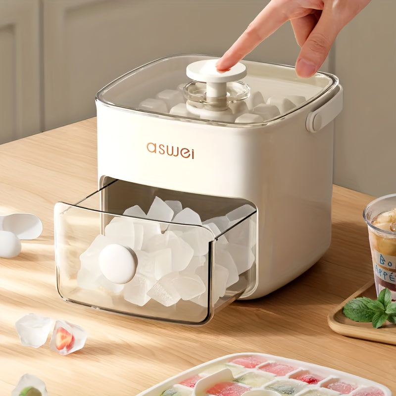 CrystalChill - Safe Ice Machine for Effortless Refreshment