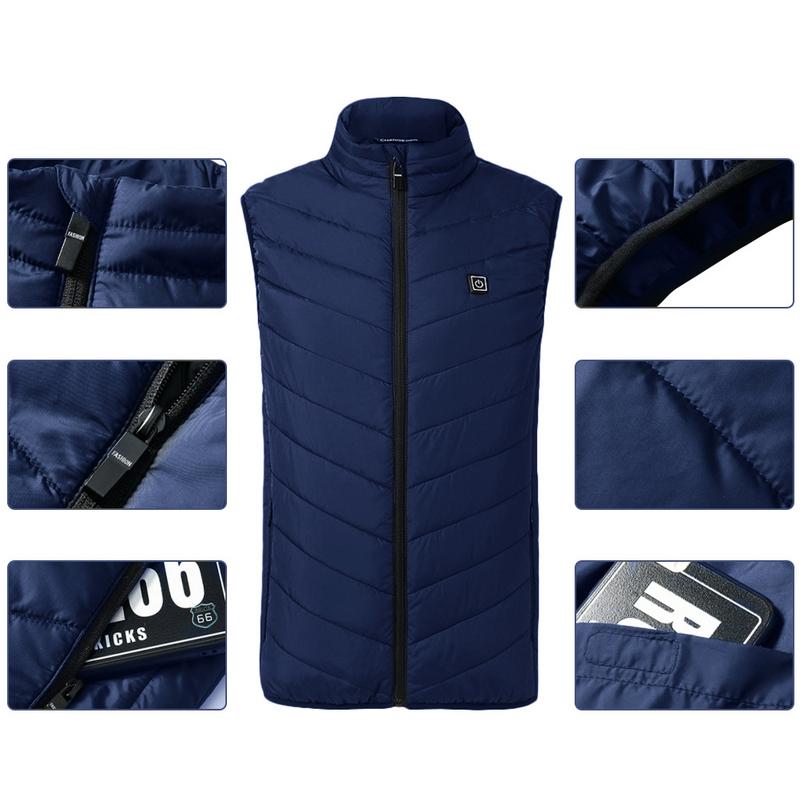 Heated gilet for women and men, also in camouflage