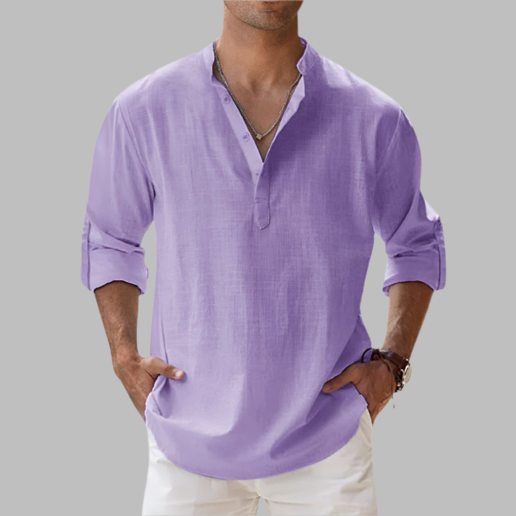 Men’s Relaxed Linen Summer Shirt