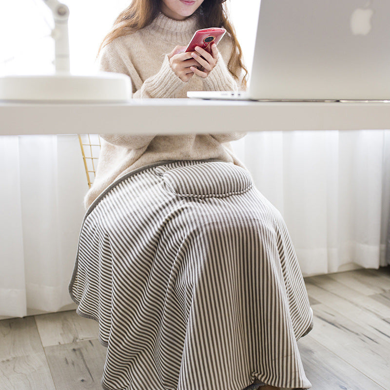 Soft USB heated blanket for the office, washable and 5 V