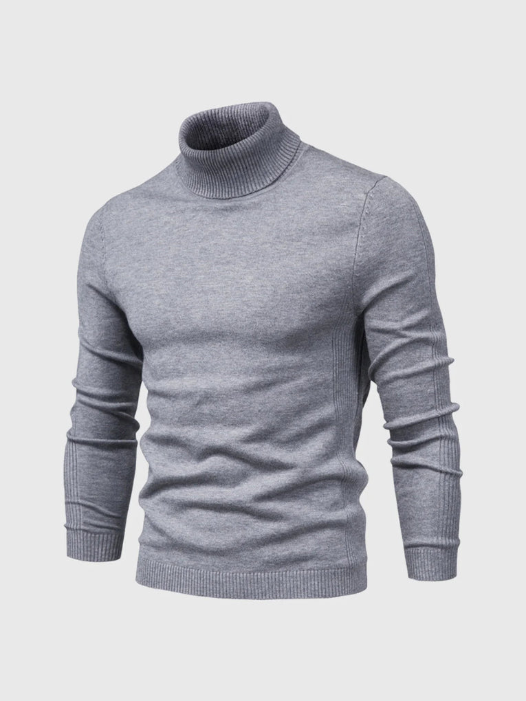 Men's Turtleneck Sweater – Washable and Versatile