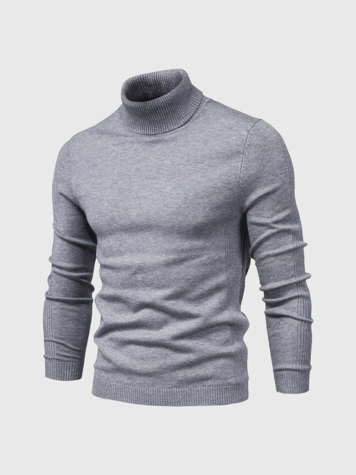 Men's Turtleneck Sweater – Washable and Versatile