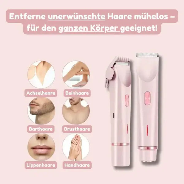 2-in-1 Women's Razor for Smooth, Gently Cared-for Skin