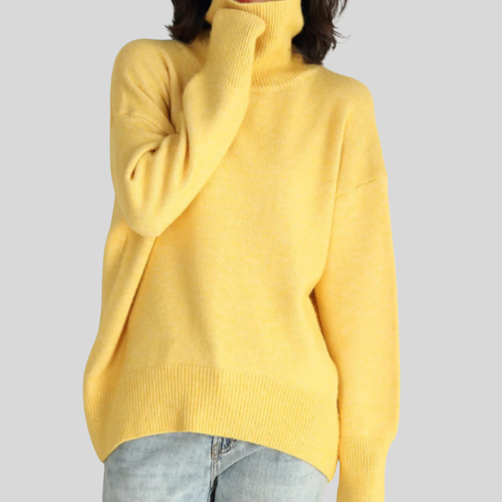 Modern Rollneck Sweater for Women – Elevated Cold-Weather Layer