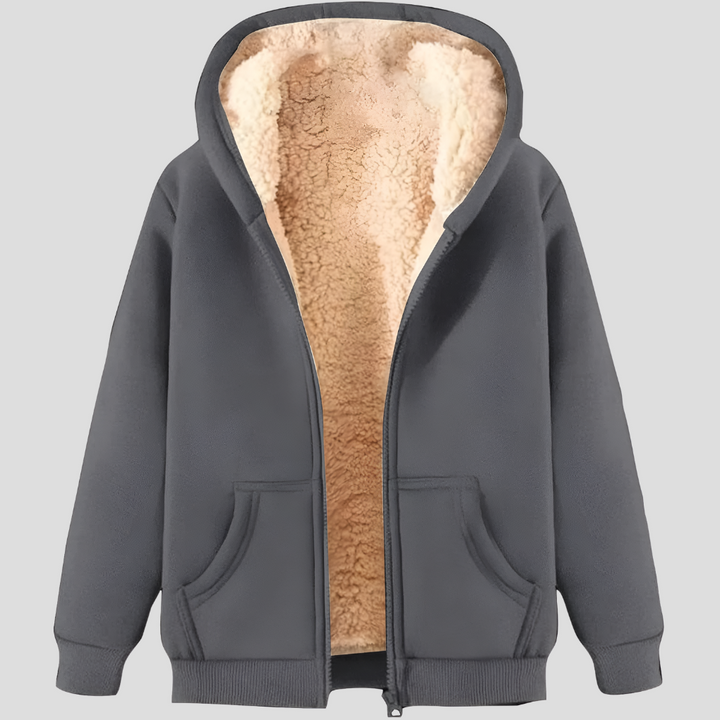 Warmth Men’s Fleece-Lined Winter Hoodie Jacket