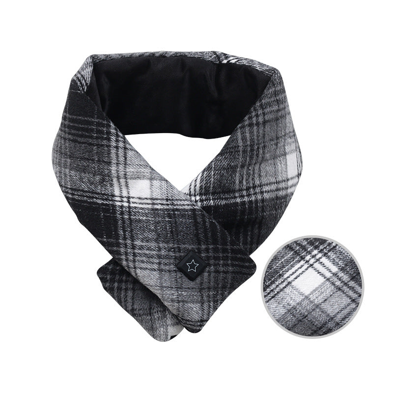 Heated cotton scarf with graphene heating