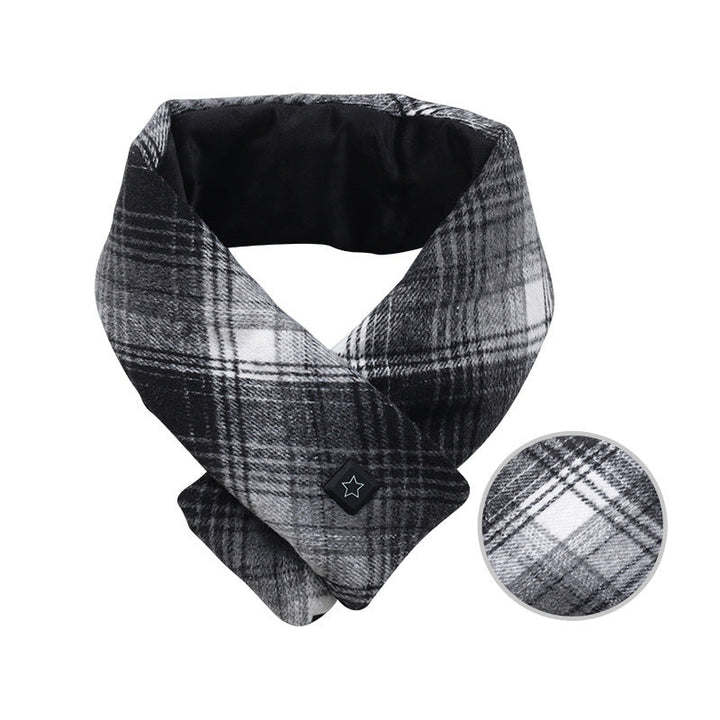 Heated cotton scarf with graphene heating