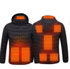 Heated jacket with 8 zones or heated T-shirt, in 4 colours