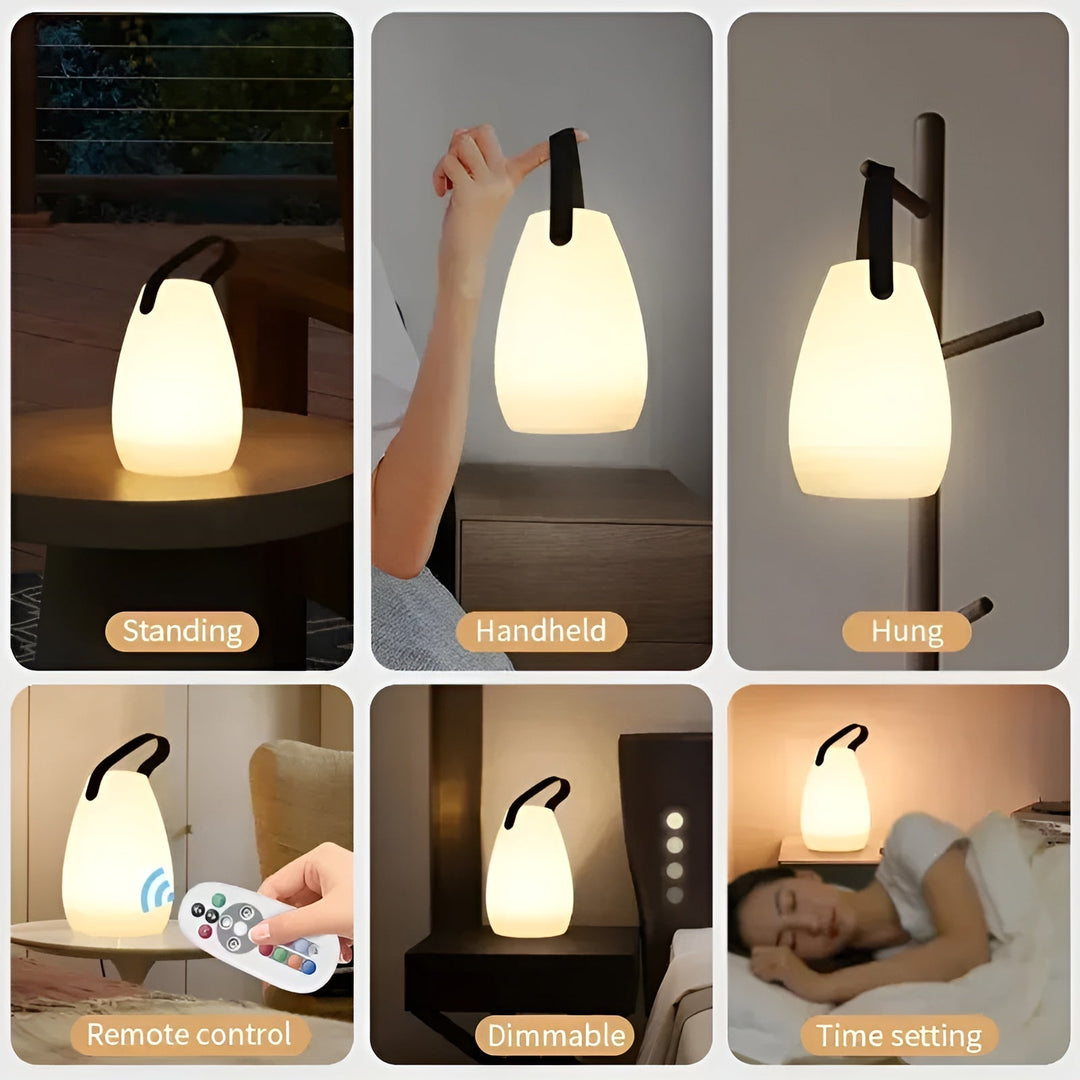 Waterproof Cordless LED Table Lamp for Indoors & Outdoors - Lumora