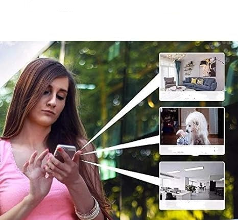 SecureView Mini WiFi Surveillance Camera | 1080P Full HD | Weatherproof & Wireless | App Control & Night Vision