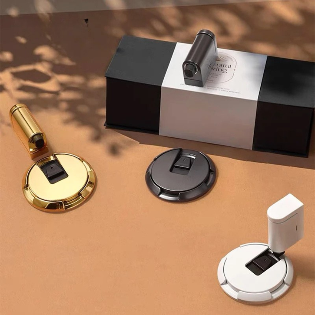 No Drill Magnetic Door Stopper Floor Mount
