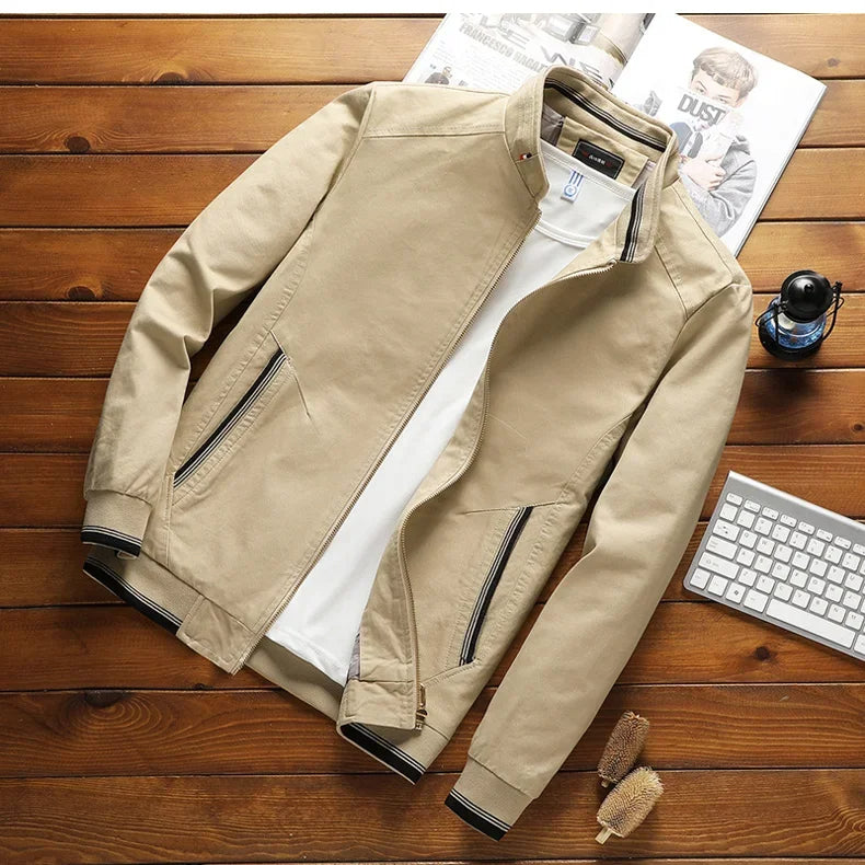 Breezeguard – Men's Stylish Cotton Bomber Jacket