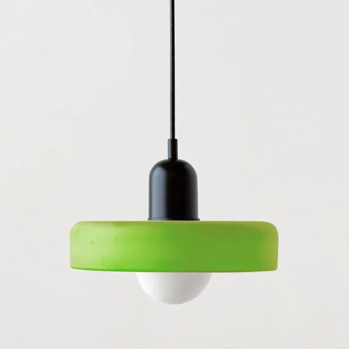 Bauhaus Stained Glass Pendant Light