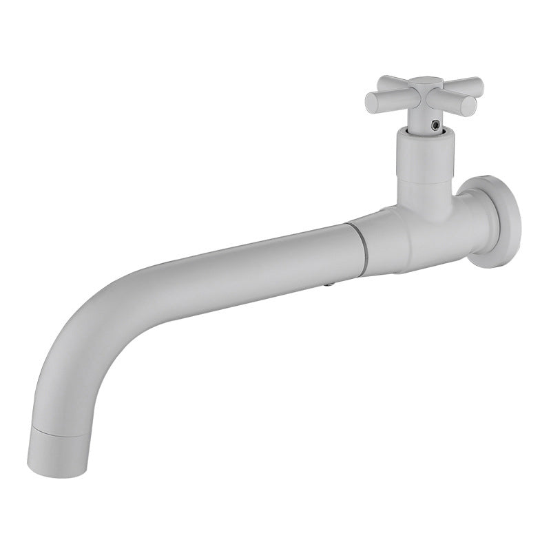 Modern Single-Lever Wall-Mounted Basin Mixer Tap with 1 Hole