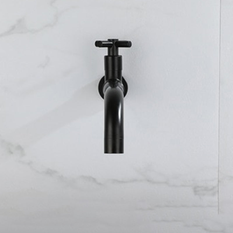 Modern Single-Lever Wall-Mounted Basin Mixer Tap with 1 Hole