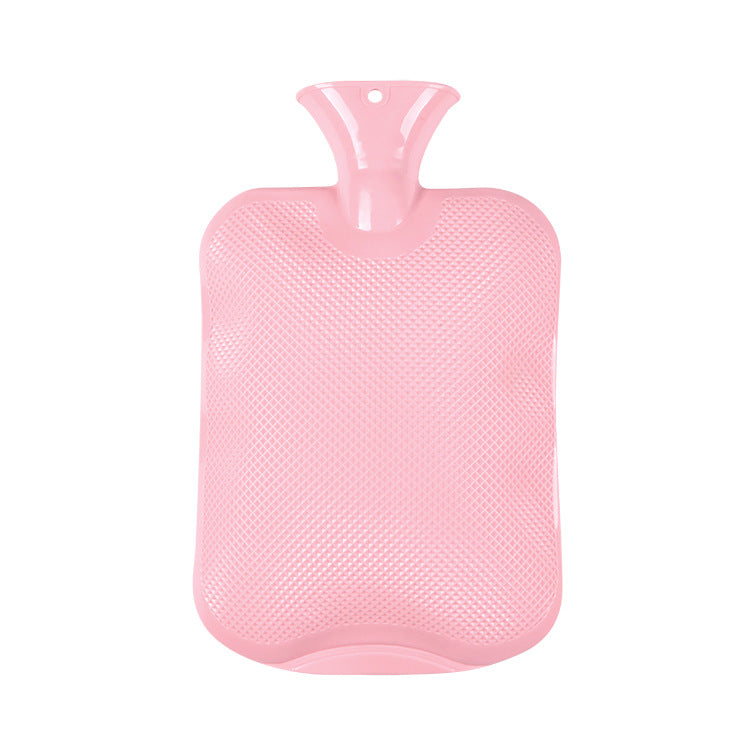 Transparent PVC hot water bottle, 1 or 2 litres