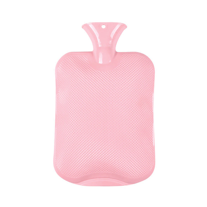 Transparent PVC hot water bottle, 1 or 2 litres
