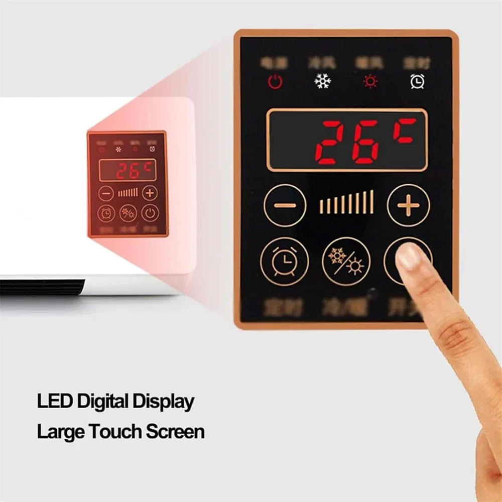 Compact Wall Fan – Portable Cooling with Remote Control