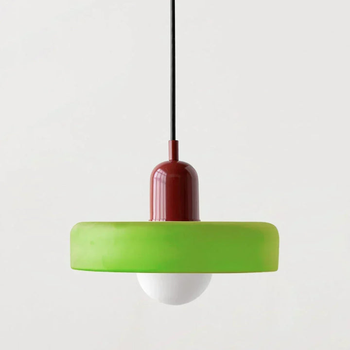 Bauhaus Stained Glass Pendant Lamp