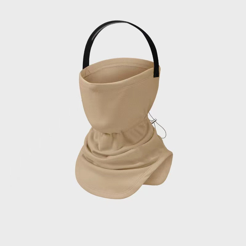 Ski mask for nose and mouth – warm, windproof, with drawstring