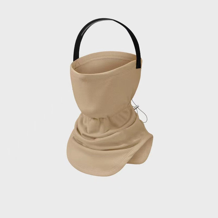 Ski mask for nose and mouth – warm, windproof, with drawstring