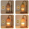 Candle warmer lamp with timer and dimmer for jar candles