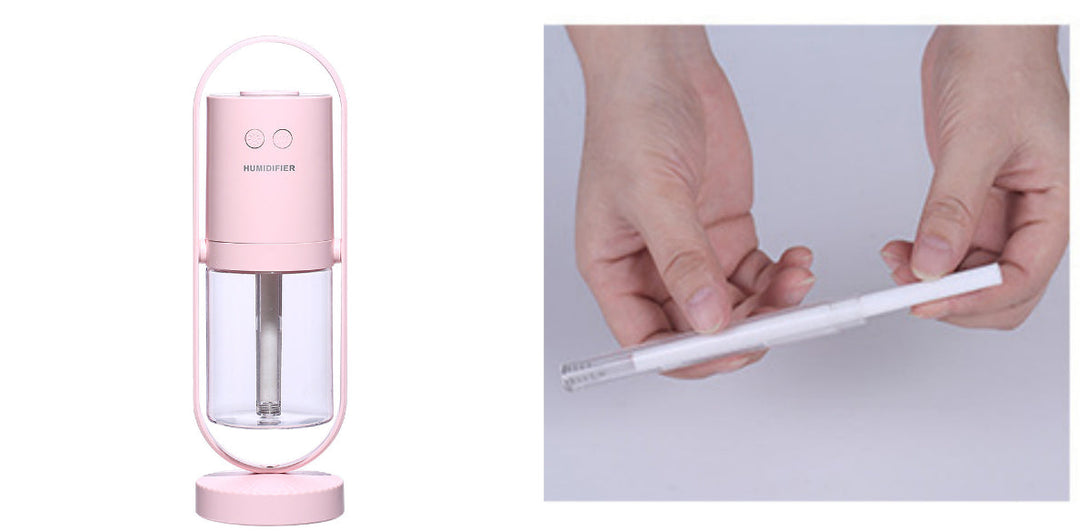 USB humidifier with projection light, quiet and suitable for the car