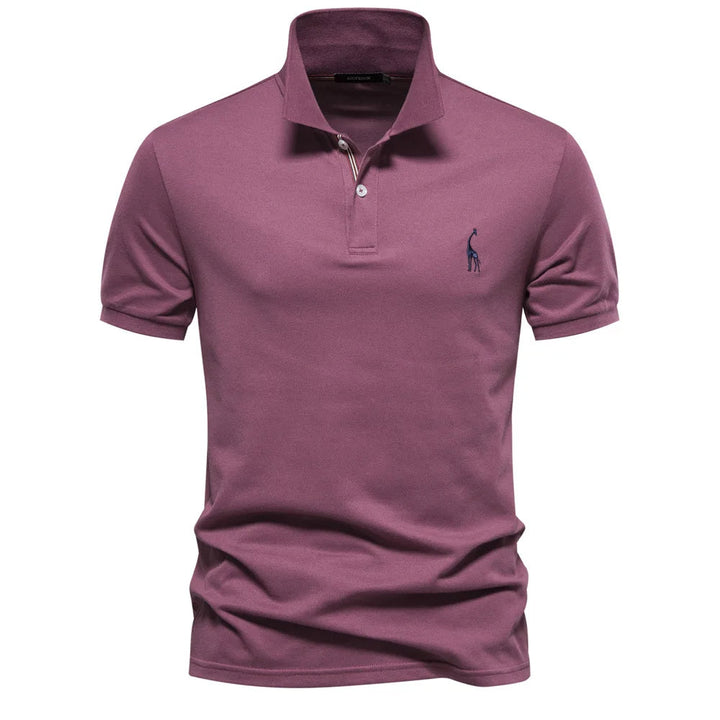 Classic Men's Polo with Embroidery Timeless Style with Refined Detailing