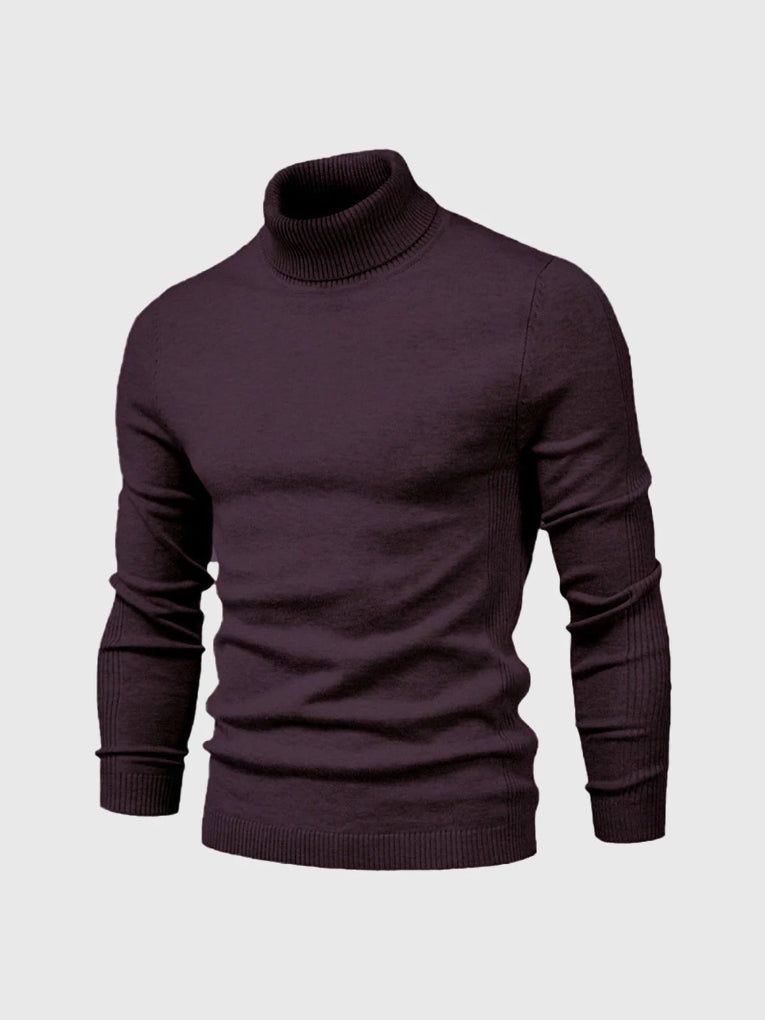 Men's Turtleneck Sweater – Washable and Versatile