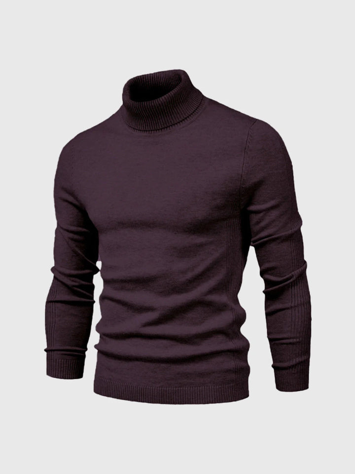 Men's Turtleneck Sweater – Washable and Versatile