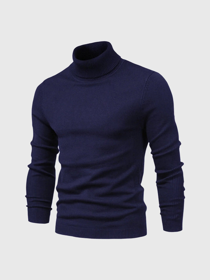 Men's Turtleneck Sweater – Washable and Versatile
