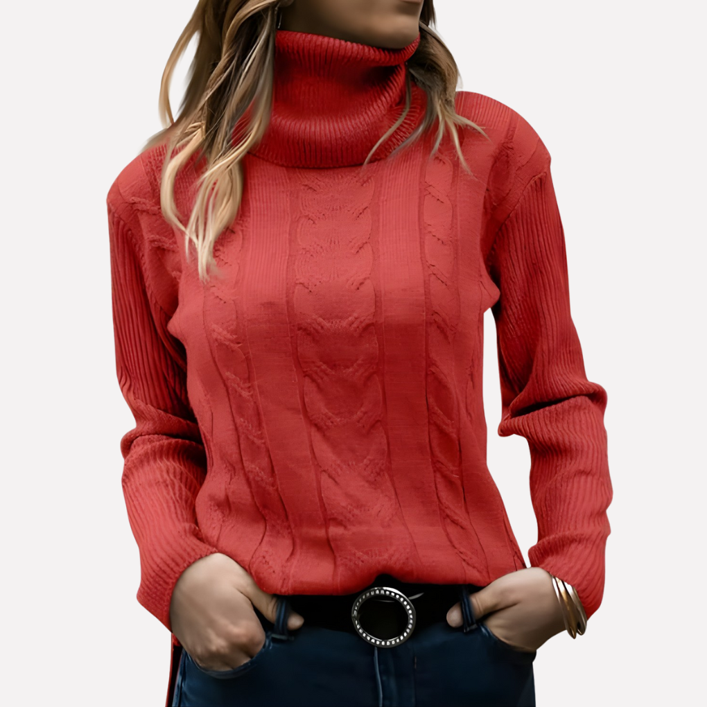 Women’s Turtleneck Pullover – Relaxed Everyday Style