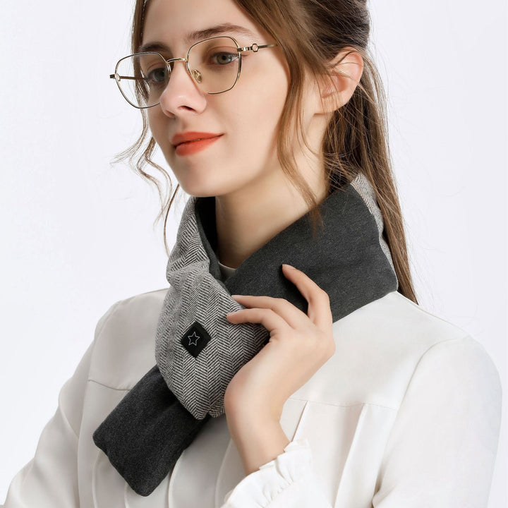 Heated cotton scarf with graphene heating