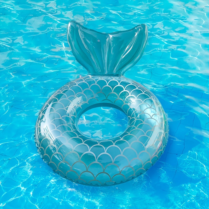 Inflatable Mermaid Shell Float – Ergonomic Design with Pillow