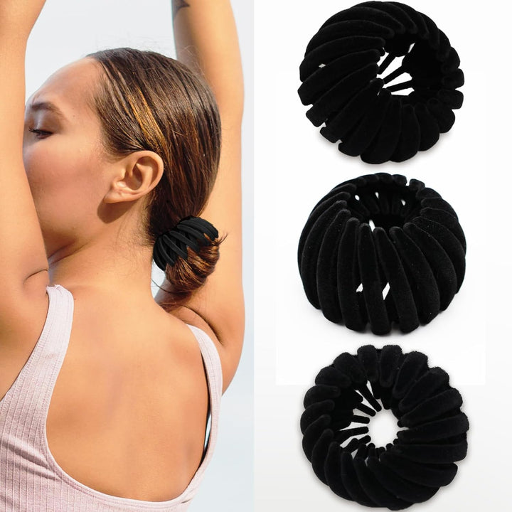 Elegant Bird's Nest Hair Clips - Set of 3