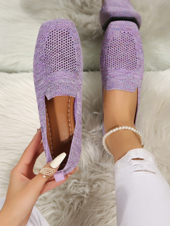 Women's orthopaedic slip-on trainers with soft footbed, breathable mesh