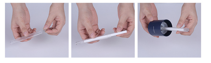 USB humidifier with projection light, quiet and suitable for the car