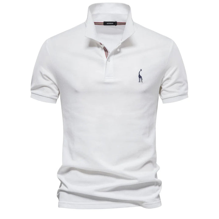 Classic Men's Polo with Embroidery Timeless Style with Refined Detailing