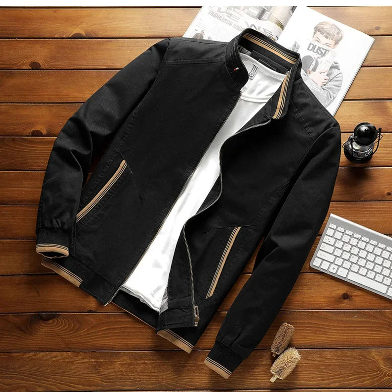 Breezeguard – Men's Stylish Cotton Bomber Jacket