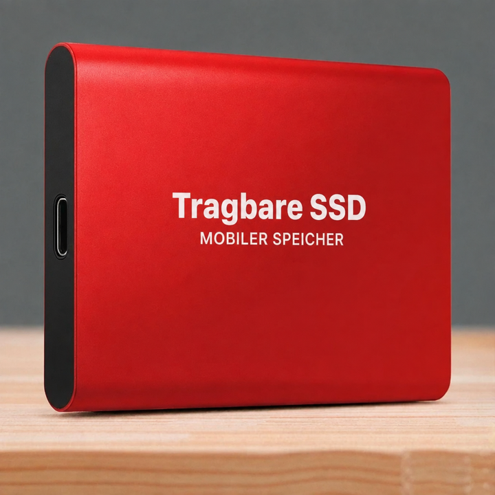 Portable 30 TB SSD with Rugged Casing