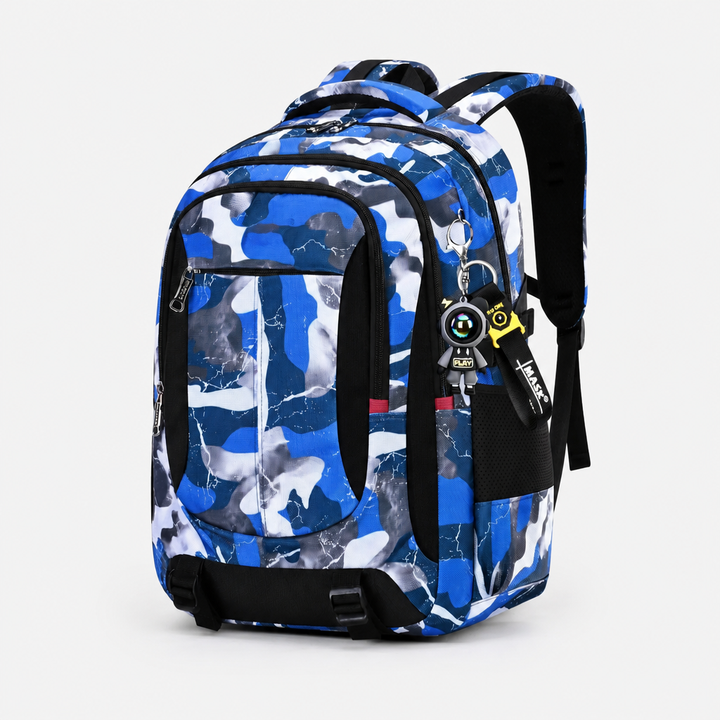 Boxy School Backpack with Compartments – Vakron