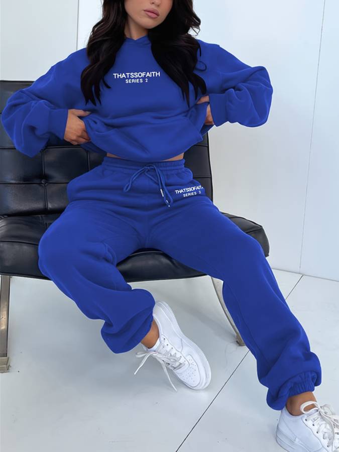 Casual Women's Joggers & Sweatshirt Set - Harper