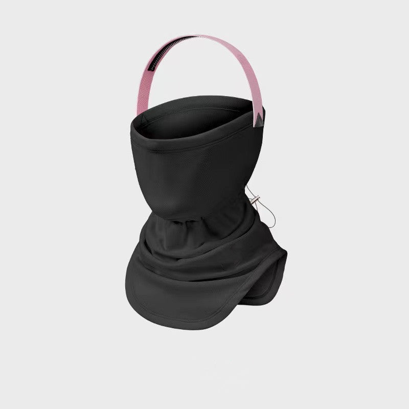 Ski mask for nose and mouth – warm, windproof, with drawstring