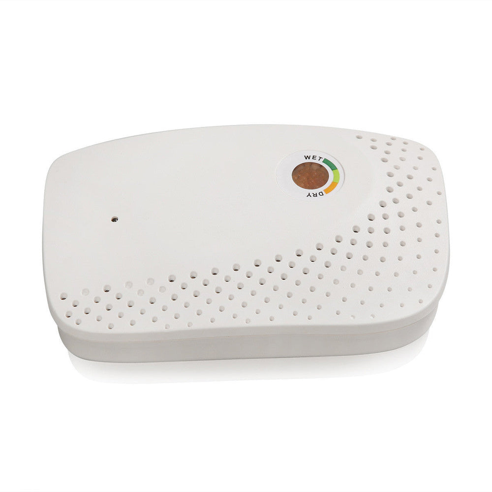 Reusable mini moisture absorber, cordless for small spaces