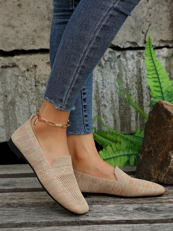 Women's orthopaedic slip-on trainers with soft footbed, breathable mesh