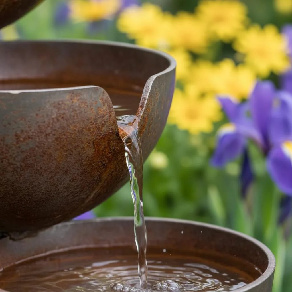 Rain Collector Bird Bath - Natural Water Source for Birds & Bees