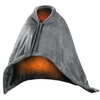 USB heated poncho with zip, 150 x 80 cm with 8 zones and 3 settings