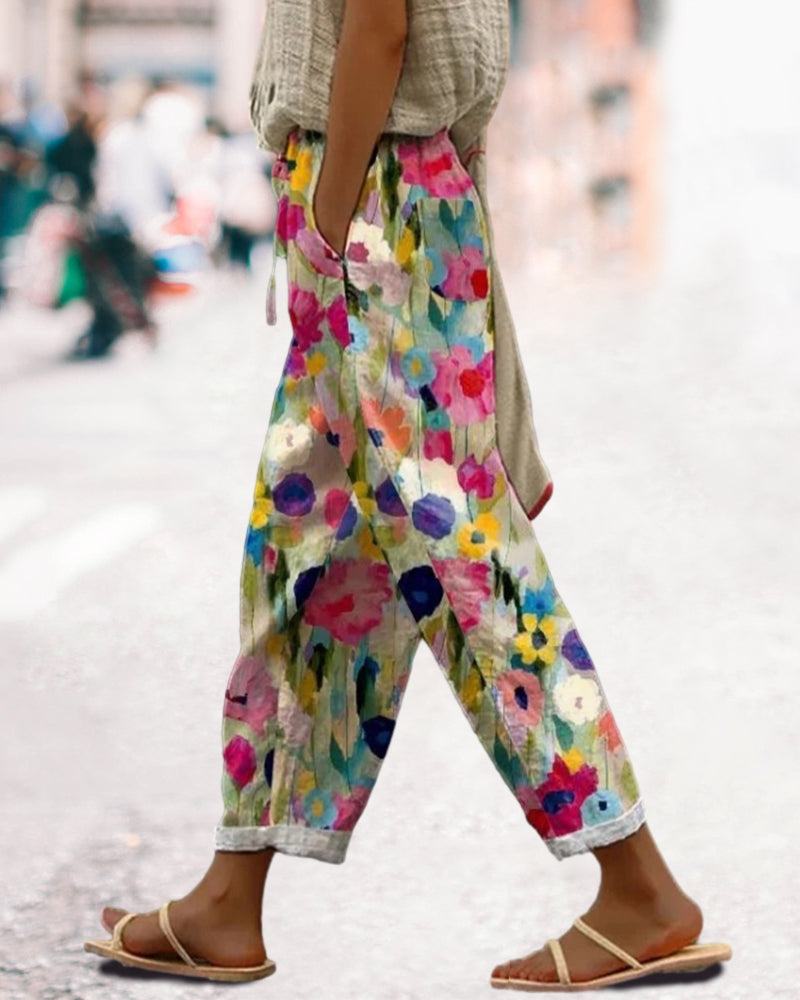 Cheerful Colourful Women's Joggers - Juno