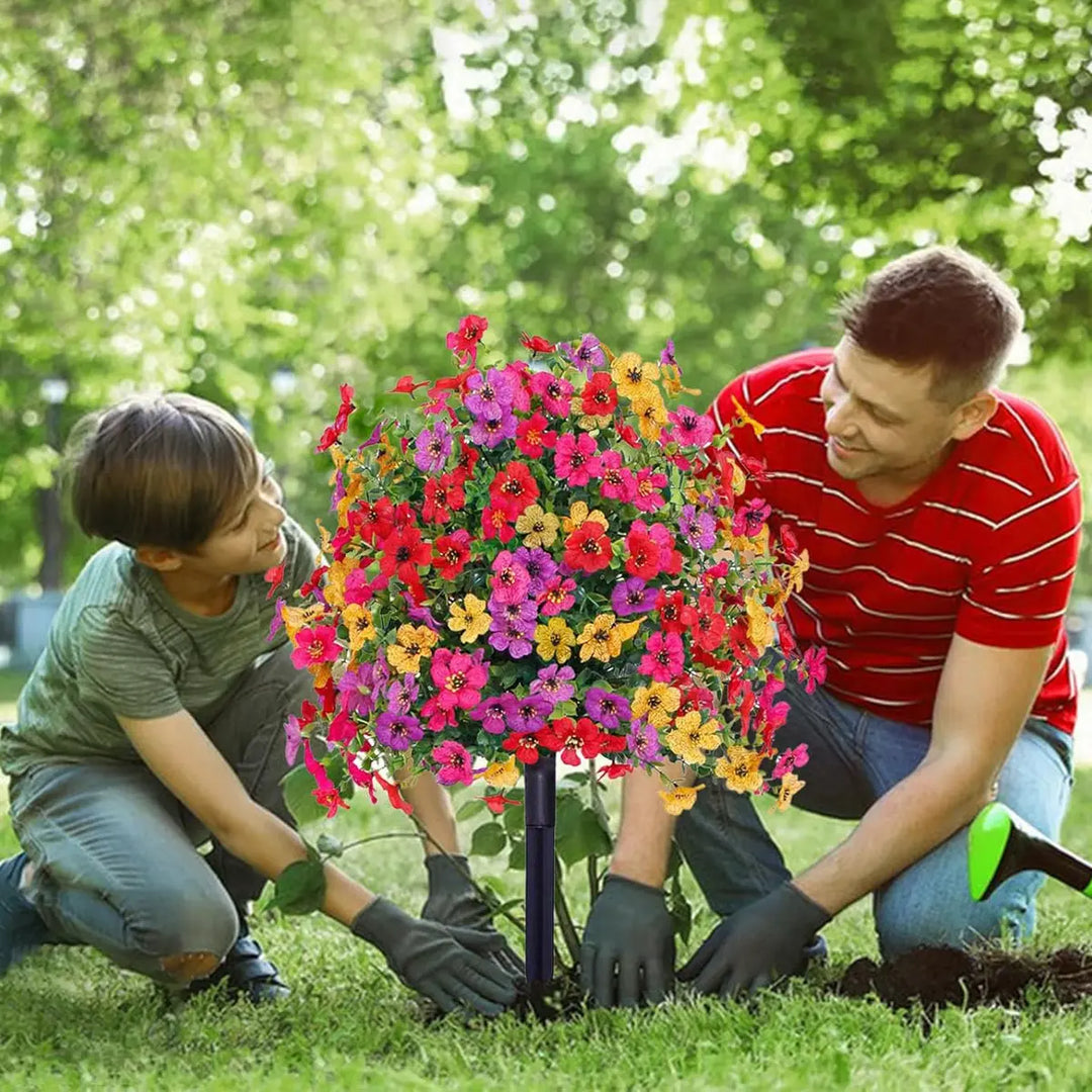 Low-Maintenance Artificial Garden Flowers