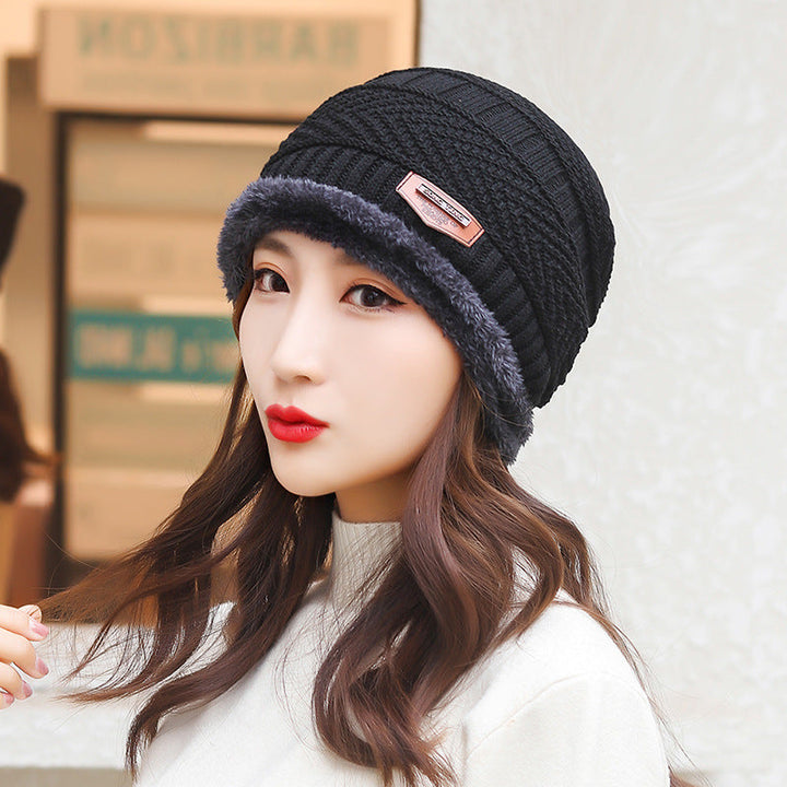 Knitted balaclava with neck warmer – warm and windproof